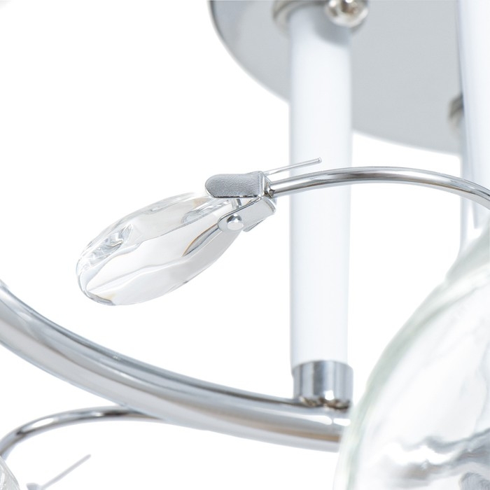 Люстра Люстра "Аиша" 5хЕ27 40Вт хром 58х58х27 см BayerLux