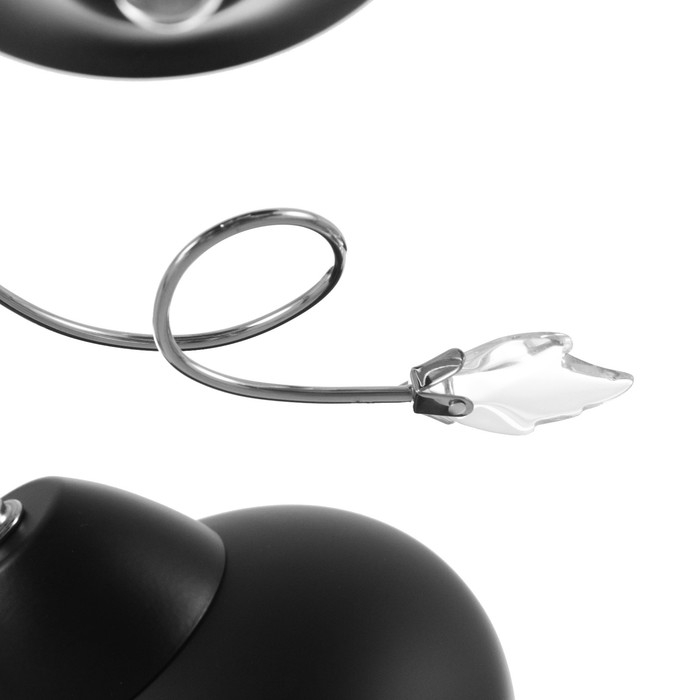 Люстра Люстра "Авиталь" 3хЕ27 40Вт чёрно-хромовый 53х53х23 см BayerLux