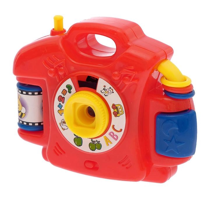 Фотоаппарат «Детское счастье», с картинками животных, световые эффекты, МИКС Фотоаппарат «Детское счастье», с картинками животных, световые эффекты, МИКС