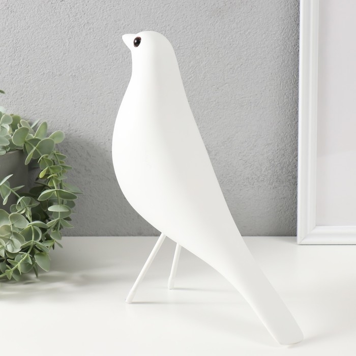 Сувенир полистоун Сувенир полистоун "Птица" белая 28х23,5 см