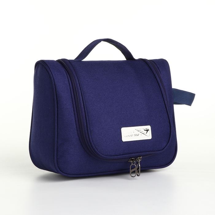 Косметичка-несессер на молнии, цвет синий Косметичка-несессер на молнии, цвет синий