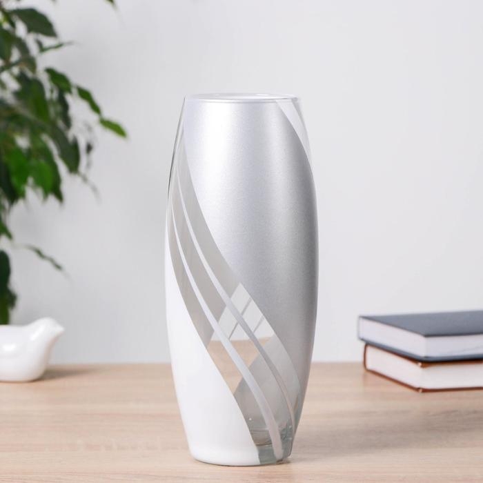 Ваза  Ваза "Симона" серебро h-26 х11см d-7.5см
