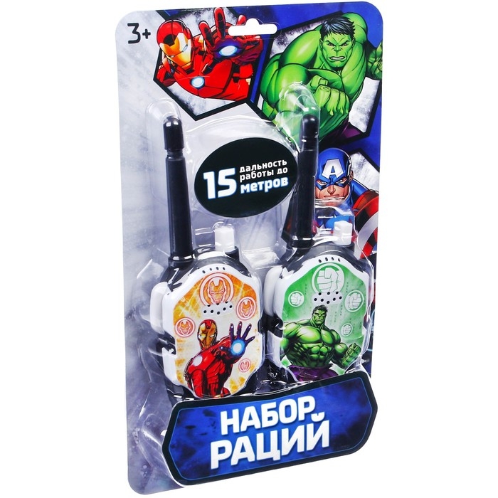 Набор раций «Халк и Железный человек», Marvel Мстители Набор раций «Халк и Железный человек», Marvel Мстители