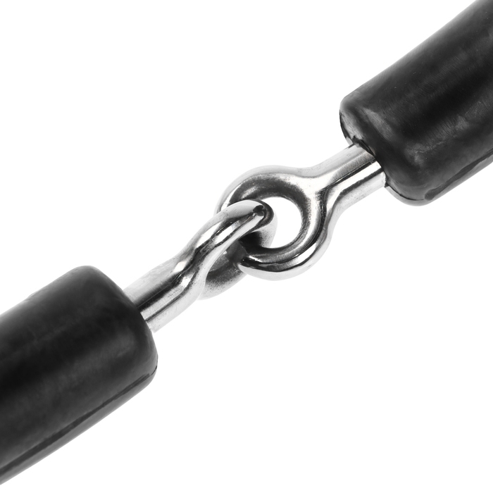 Удило для лошади с гипоалергенным пластиком, расстояние между кольцами 140 мм Удило для лошади с гипоалергенным пластиком, расстояние между кольцами 140 мм