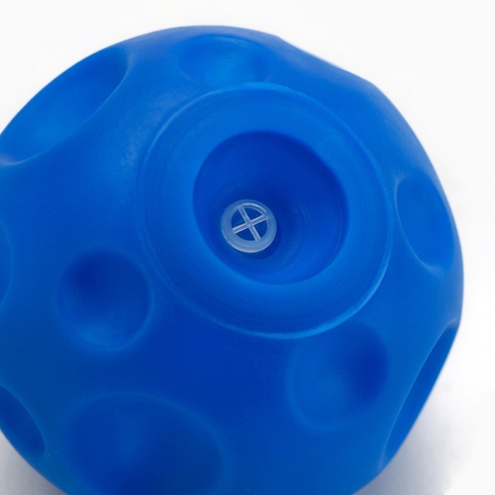 Игрушки для собак. Мячик с пищалкой «Синий», d=6,5 см Игрушки для собак. Мячик с пищалкой «Синий», d=6,5 см