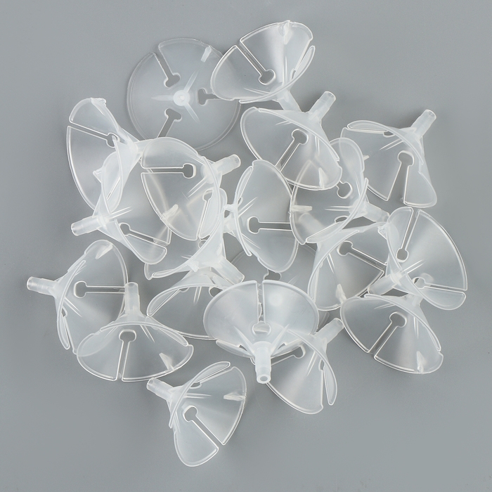 Держатель для шаров, для стоек, набор 20 шт., прозрачный, диаметр отверстия 0,25 см Держатель для шаров, для стоек, набор 20 шт., прозрачный, диаметр отверстия 0,25 см