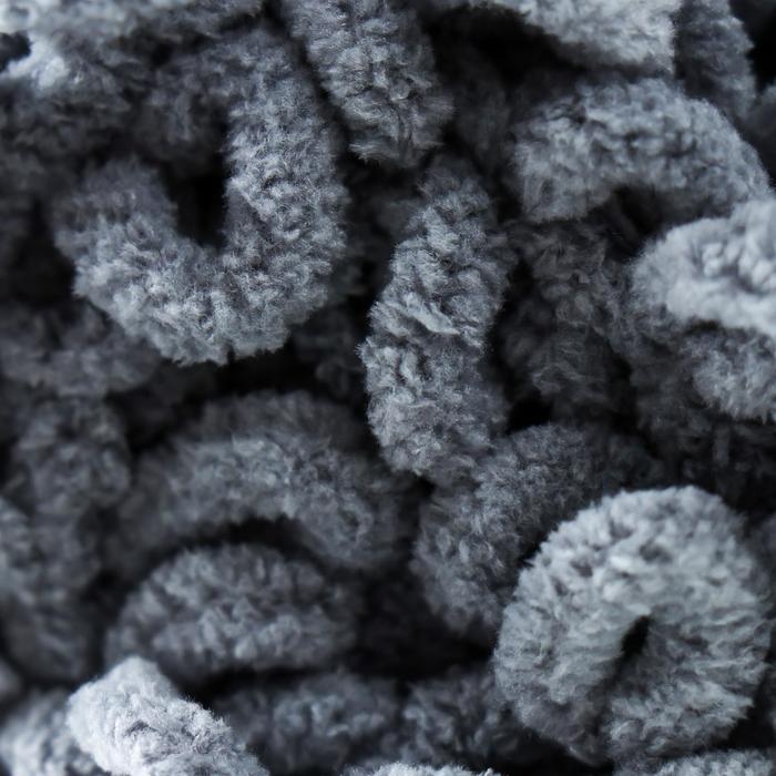 Пряжа Пряжа "Puffy fine" 100% микрополиэстер 14,5м/100г (343 серый)