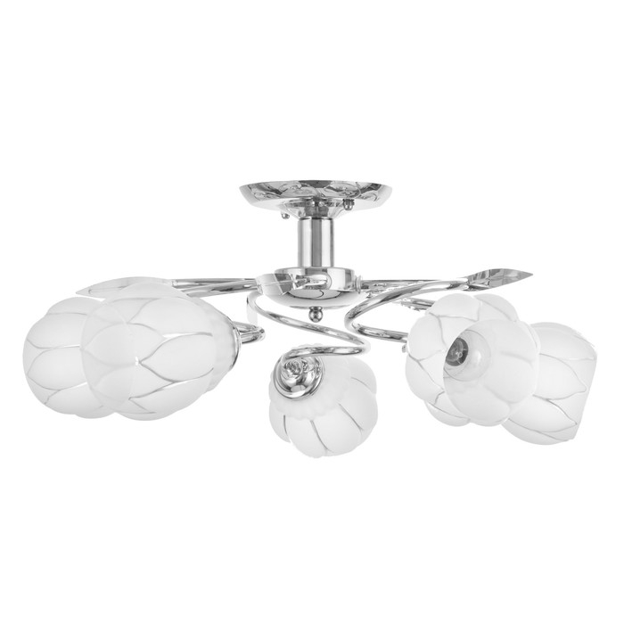 Люстра Люстра "Виола" 5х40Вт Е27 Хром МОДЕЛЬ: 2612379