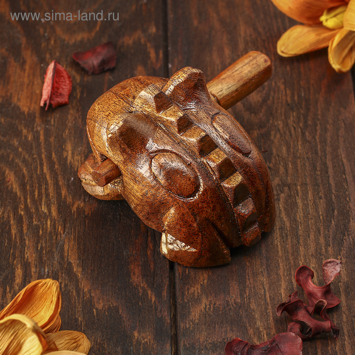 Сувенирный музыкальный инструмент  Сувенирный музыкальный инструмент "Трещотка" 8х5х5 см