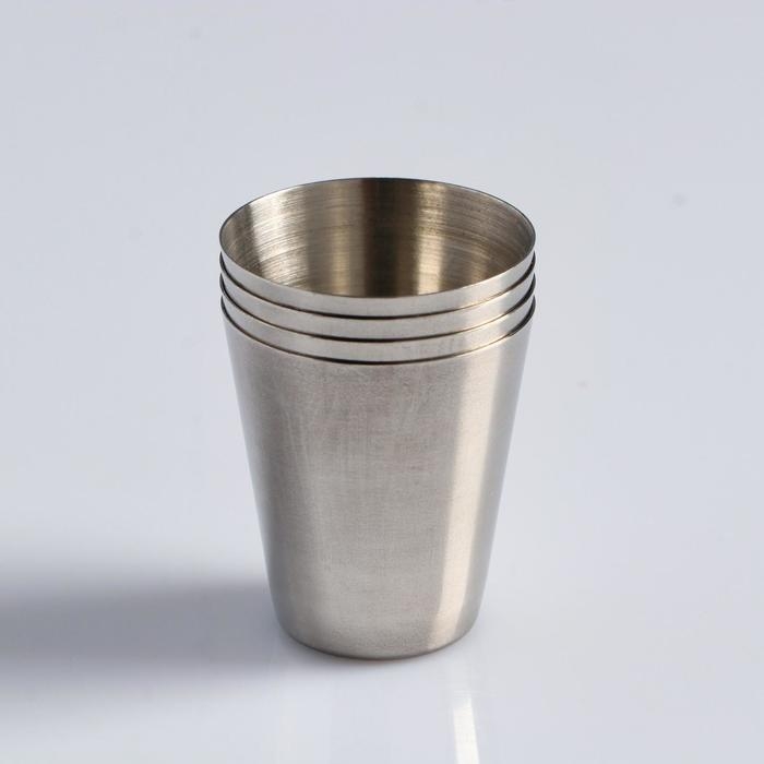 Стопки, набор 4 шт по 30 мл, 4 х 3.5 см Стопки, набор 4 шт по 30 мл, 4 х 3.5 см