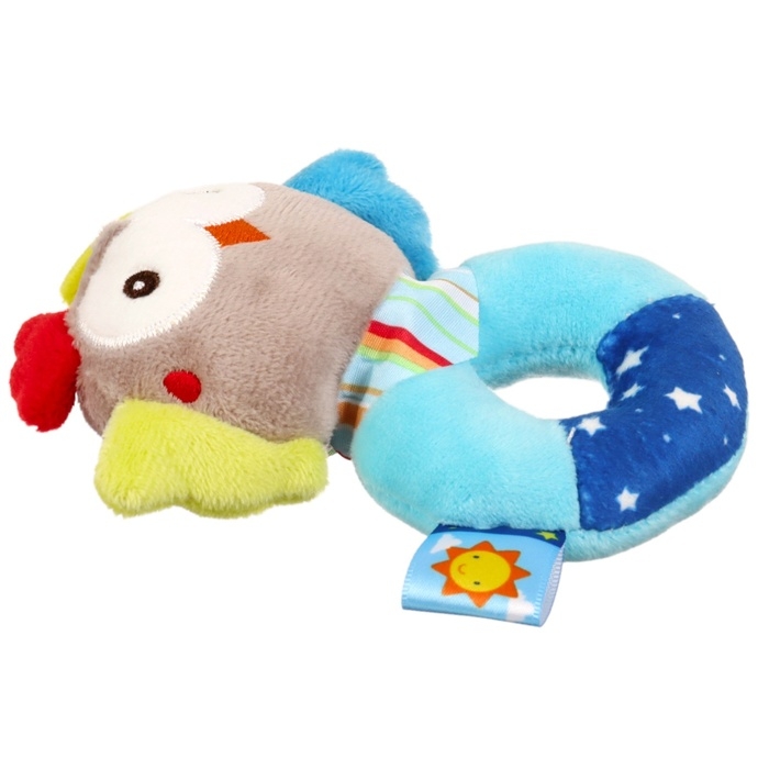 Погремушка мягкая на кольце «Совушка», Крошка Я Погремушка мягкая на кольце «Совушка», Крошка Я