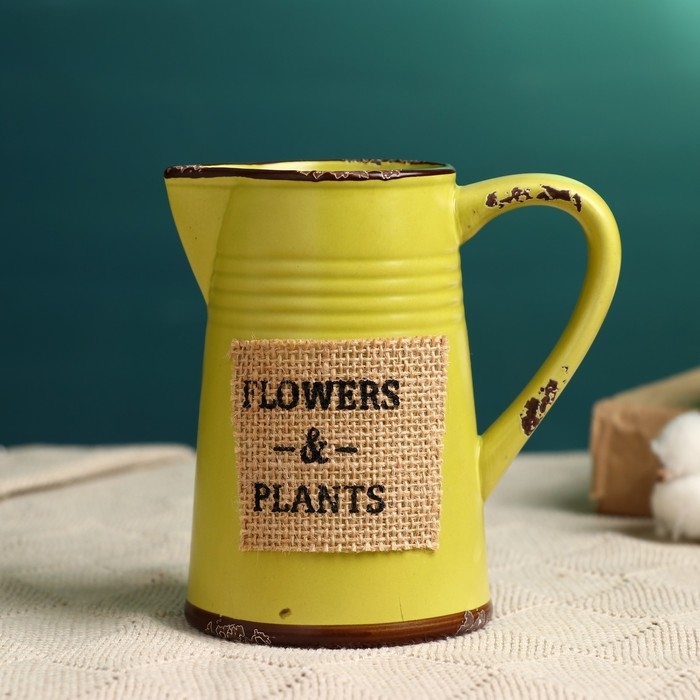 Кашпо  Кашпо "Оливер" зеленое, 7х13х14см