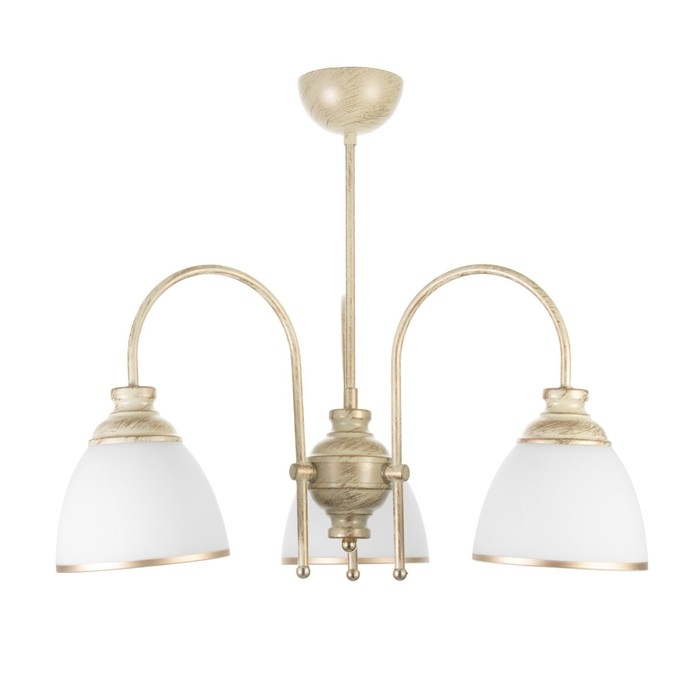 Люстра Люстра "Дэфия" 3хЕ27 40Вт золото 57х57х40 см BayerLux