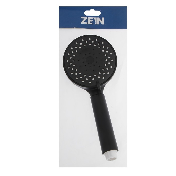 Душевая лейка ZEIN Z3212, 3 режима, средняя, пластик, цвет черный Душевая лейка ZEIN Z3212, 3 режима, средняя, пластик, цвет черный