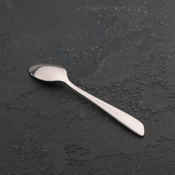 Ложка чайная из нержавеющей стали Magistro «Эми», длина 15,5 см, цвет серебряный Ложка чайная из нержавеющей стали Magistro «Эми», длина 15,5 см, цвет серебряный