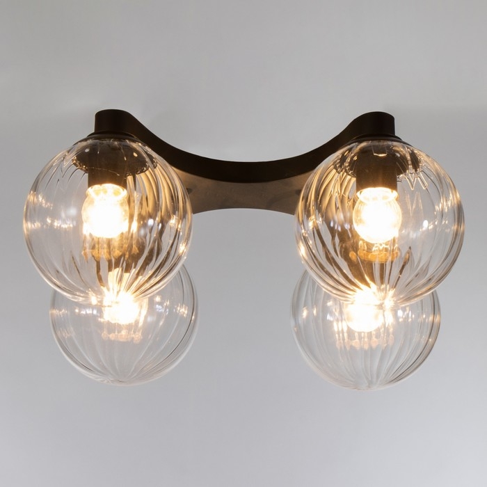 Люстра 2795/4 E27 40Вт черный 50х50х20 см BayerLux Люстра 2795/4 E27 40Вт черный 50х50х20 см BayerLux