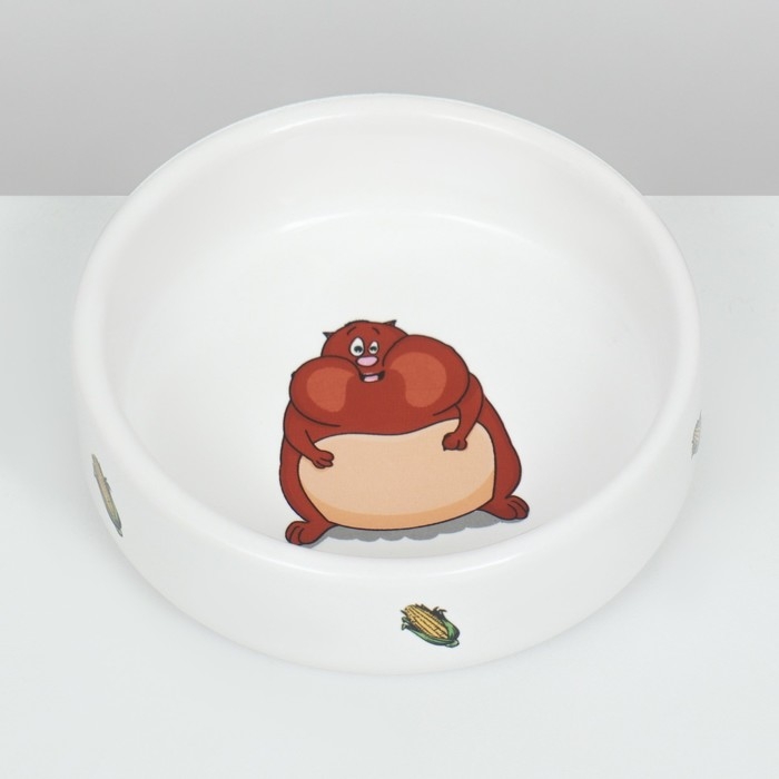 Миска керамическая для грызунов Миска керамическая для грызунов "Кукуруза" 80 мл 8,5 х 3 см