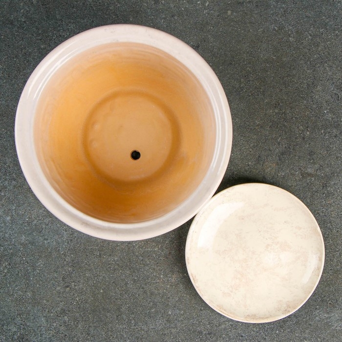 Горшок цветочный Меандр №2 2л 14*21см 1сорт белый МИКС Горшок цветочный Меандр №2 2л 14*21см 1сорт белый МИКС