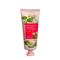 Крем для рук FarmStay Pink Flower Blooming Hand Cream Water Lily