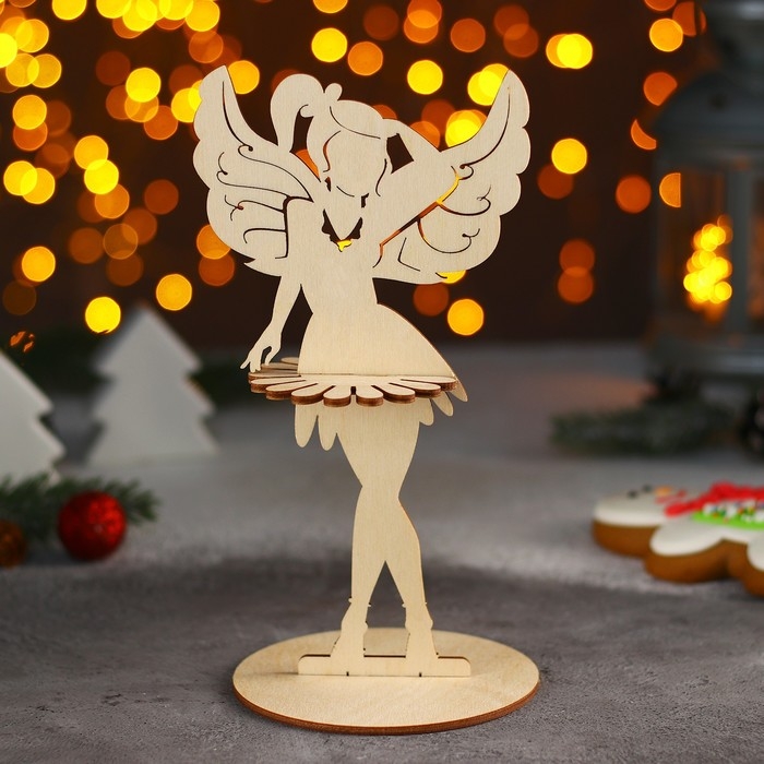 Салфетница деревянная Доляна «Феечка», 22×12 см Салфетница деревянная Доляна «Феечка», 22×12 см