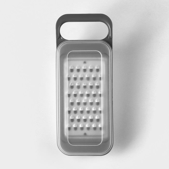 Тёрка-контейнер, 9×27 см, 4 насадки, цвет МИКС Тёрка-контейнер, 9×27 см, 4 насадки, цвет МИКС