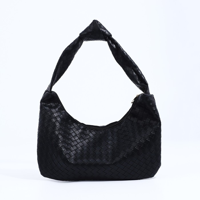 Сумка-багет на молнии, цвет чёрный Сумка-багет на молнии, цвет чёрный