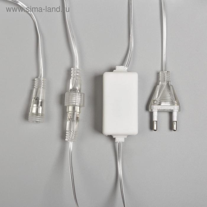 Гирлянда «Сосульки» 3 × 0.5 м, IP44, прозрачная нить, 288 LED, свечение белое с эффектом стекания, 12 В Гирлянда «Сосульки» 3 × 0.5 м, IP44, прозрачная нить, 288 LED, свечение белое с эффектом стекания, 12 В