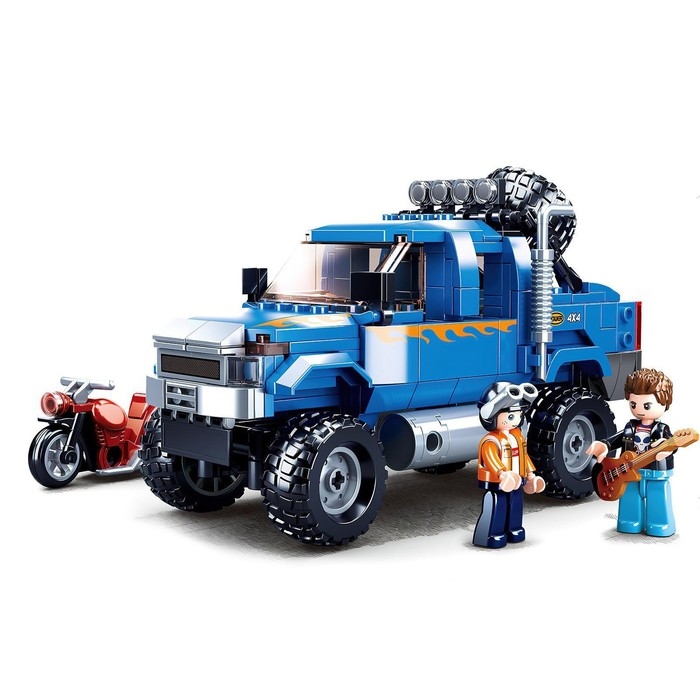 Конструктор &laquo;Грузовоз&raquo;, 361 деталь, в пакете