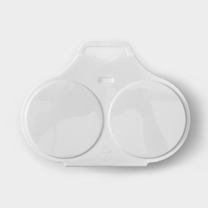 Контейнер для приготовления яиц в СВЧ-печи «Глазунья», (для 2 яиц) Контейнер для приготовления яиц в СВЧ-печи «Глазунья», (для 2 яиц)