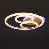 Люстра с ПДУ 1914/3 LED 84Вт диммер белый 42х40х12 см BayerLux