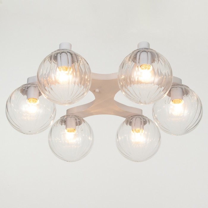 Люстра 2795/6 E27 40Вт белый 60х60х20 см BayerLux Люстра 2795/6 E27 40Вт белый 60х60х20 см BayerLux