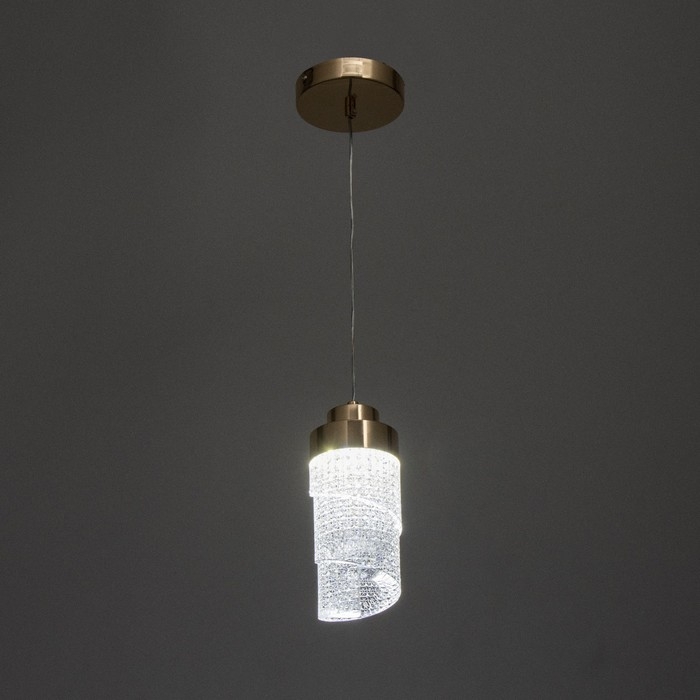 Светильник BayerLux "Джинел" LED 16Вт золото 8,5х8,5х22-130 см