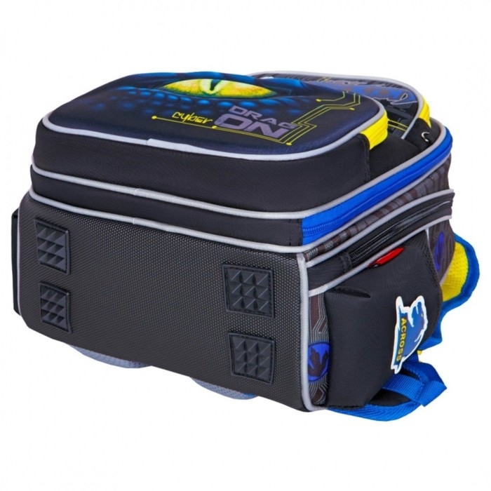 Рюкзак каркасный 35 х 28 х 15 см, Across 178, наполнение: мешок, пенал, синий ACR22-178-2 Рюкзак каркасный 35 х 28 х 15 см, Across 178, наполнение: мешок, пенал, синий ACR22-178-2