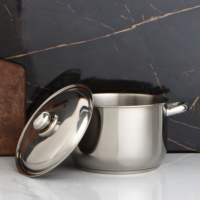 Кастрюля «Классика-прима», 5 л, d=22 см, капсульное дно, индукция Кастрюля «Классика-прима», 5 л, d=22 см, капсульное дно, индукция