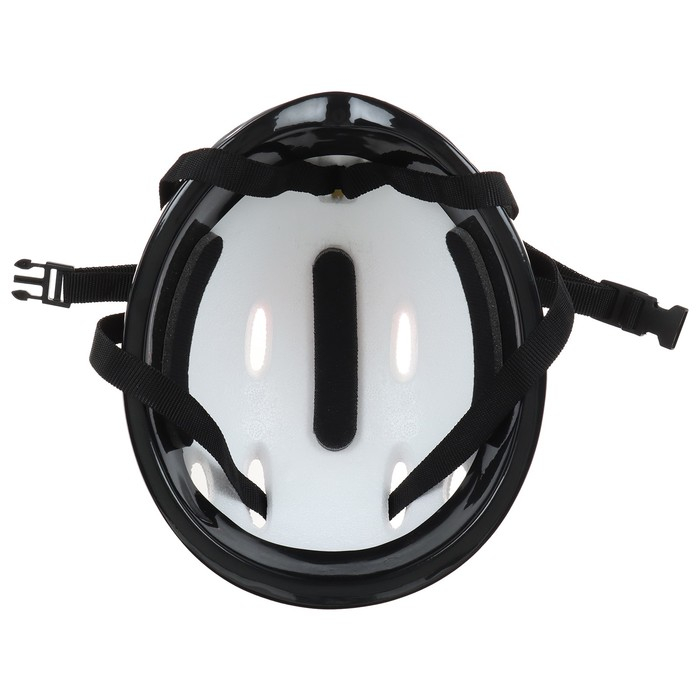 Шлем защитный детский ONLYTOP OT-H6, обхват 52-54 см, цвет чёрный Шлем защитный детский ONLYTOP OT-H6, обхват 52-54 см, цвет чёрный