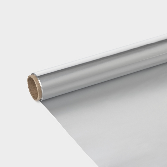 Фольга пищевая алюминиевая «Доляна», 29 см × 20 м, 9 мкм Фольга пищевая алюминиевая «Доляна», 29 см × 20 м, 9 мкм