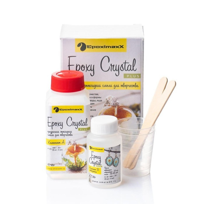 Ювелирная прозрачная смола «Epoxy Crystal PLUS», 115 г Ювелирная прозрачная смола «Epoxy Crystal PLUS», 115 г