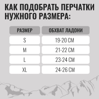 Перчатки лыжные ONLYTOP модель 2099, р. M