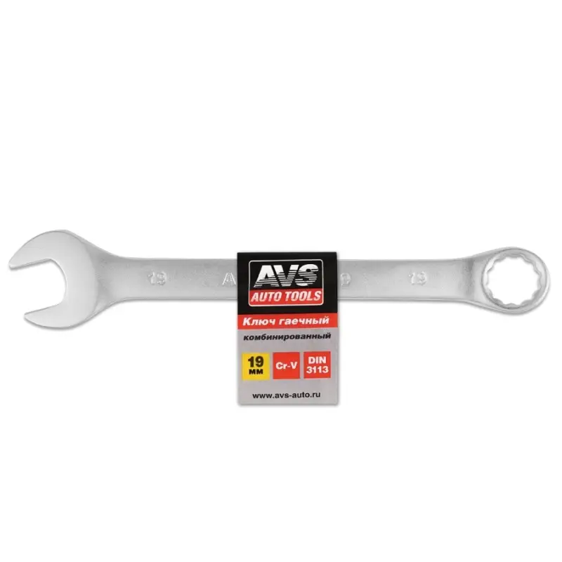 Ключ гаечный комбинированный (19 мм) AVS K30019
