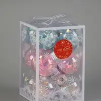 Ёлочные игрушки &laquo;Калейдоскоп&raquo; волна, шары новогодние, d=6 см, набор 12 шт., МИКС