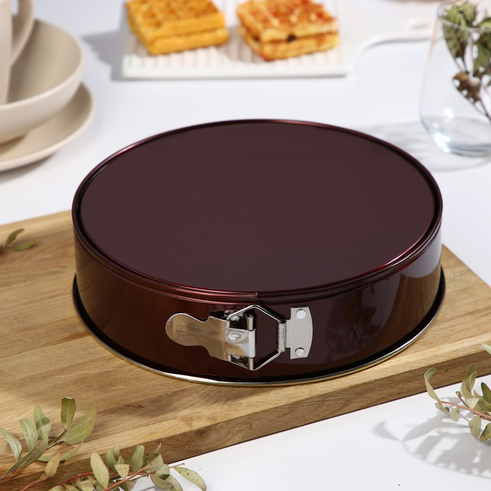 Форма для выпечки и выкладки с регулировкой размера &laquo;Никис&raquo;, d=24 см, h=6 см, антипригарное покрытие, цвет микс