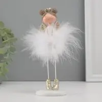 Фигурка полистоун &laquo;Ангелочек-сердечко пушок&raquo;, 17.5&times;6&times;5.5 см