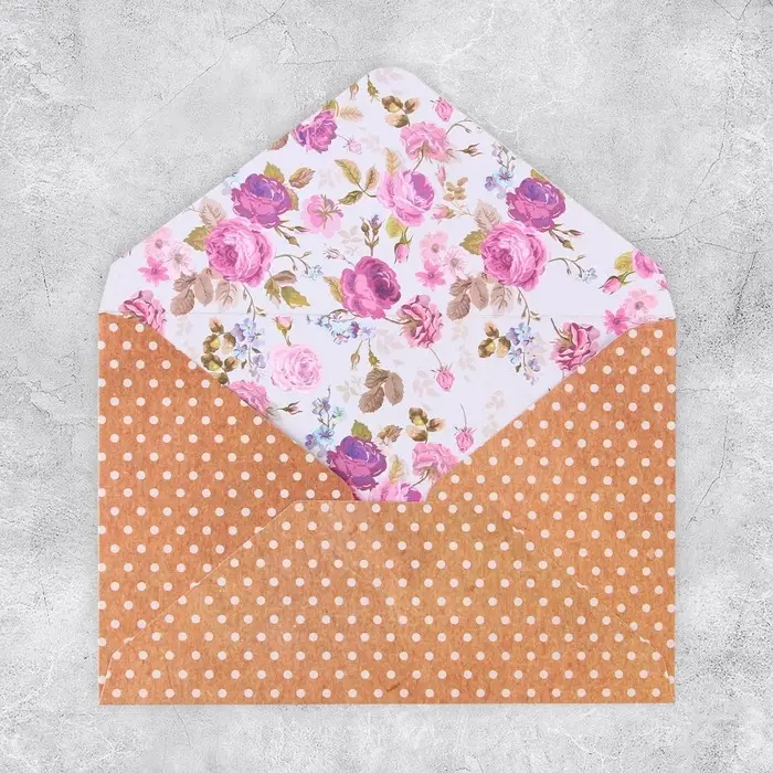 Конверт для денег «Цветы», 16 × 11 см Конверт для денег «Цветы», 16 × 11 см