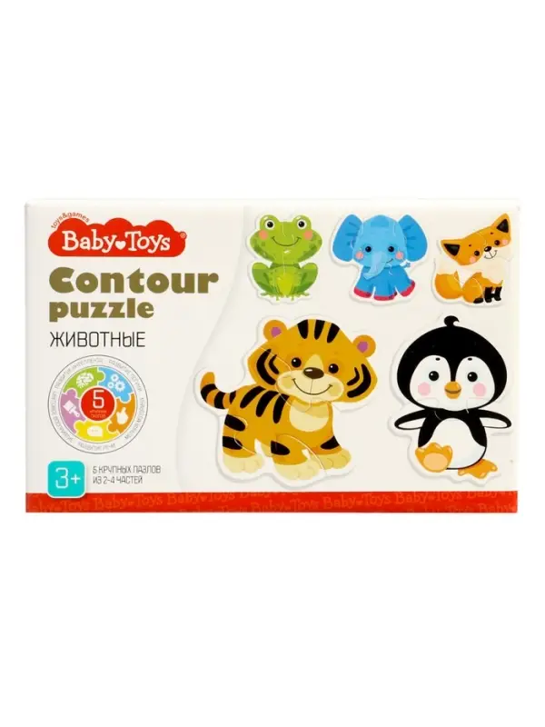 Пазлы контурные Десятое Королевство &laquo;Животные&raquo;