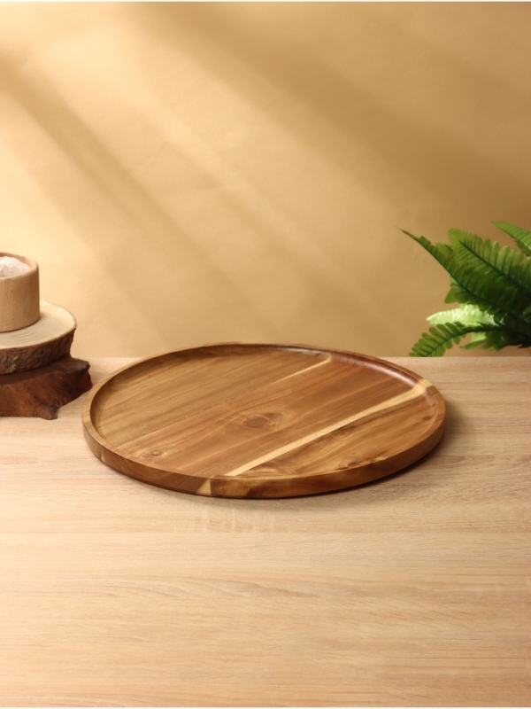 Блюдо, 35×35×2 см, чайное дерево Блюдо, 35×35×2 см, чайное дерево
