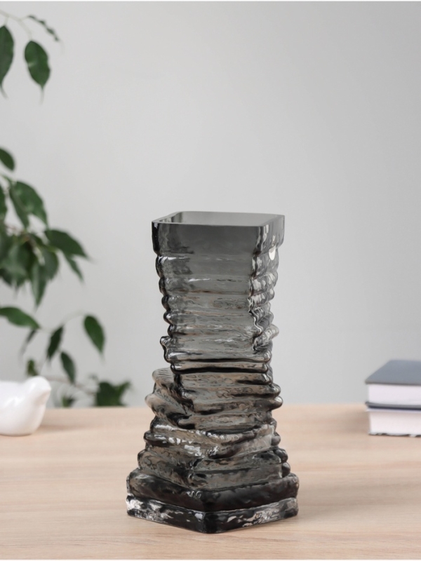 Ваза стекло настольная  Ваза стекло настольная "Джойс" 23,5х10 см