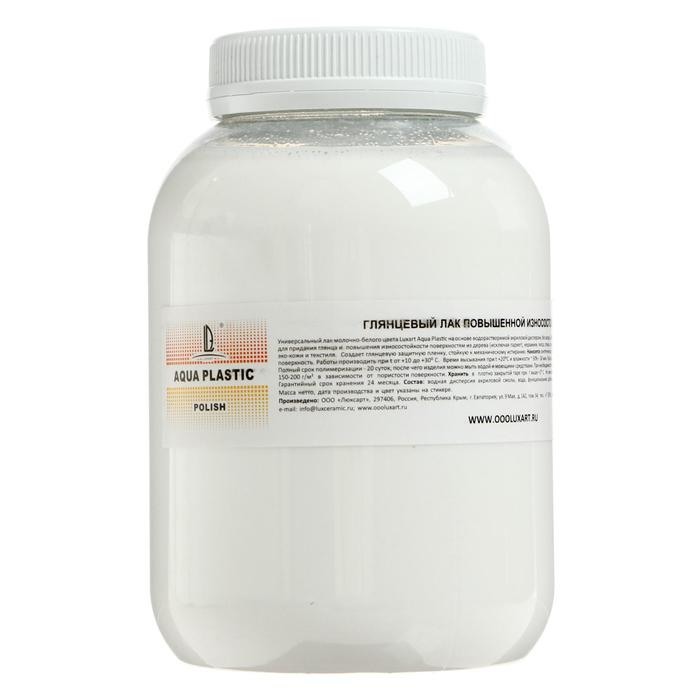 Лак для мягких поверхностей, акриловый глянцевый, на водной основе 800 мл, LUXART Aqua Plastic Лак для мягких поверхностей, акриловый глянцевый, на водной основе 800 мл, LUXART Aqua Plastic