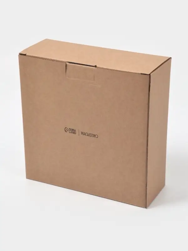 Тарелка для пасты Magistro &laquo;Церера&raquo;, 400 мл, d=19.5 см, фарфор, оранжевая