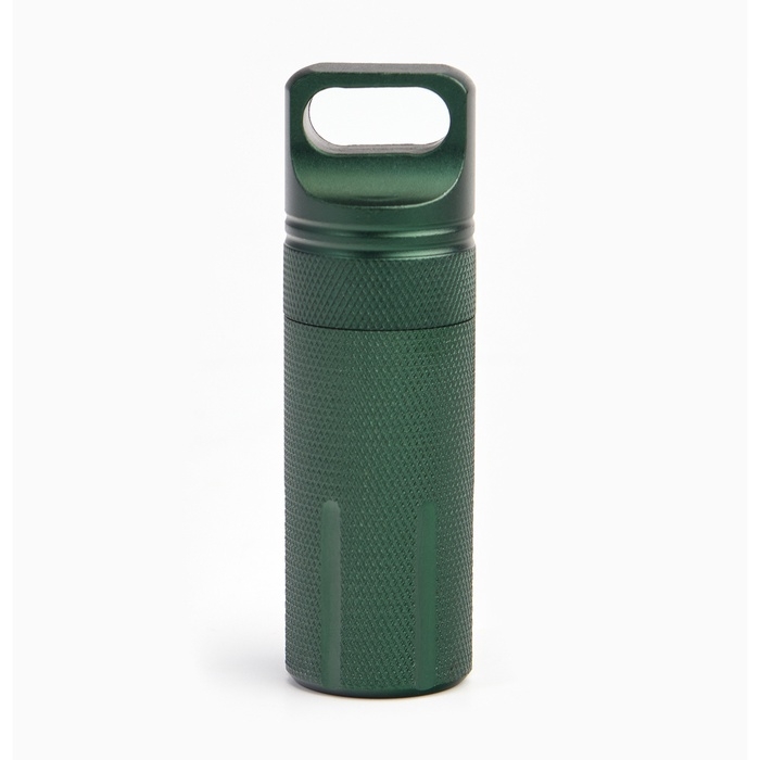 Водонепроницаемый брелок-контейнер для мелочей, олива, 11 см Водонепроницаемый брелок-контейнер для мелочей, олива, 11 см