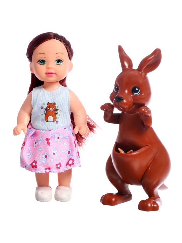 Кукла-малышка Кукла-малышка "Мой дружок кенгуру", МИКС